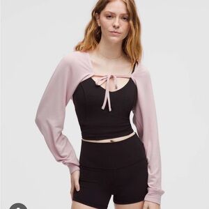Lululemon Be Calm Shrug in Pink Haze size large sold out color & style